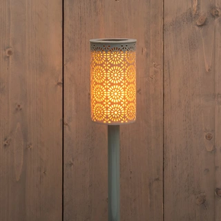 Solar Fakkel Vlameffect Olijf - 7,5x49 cm
