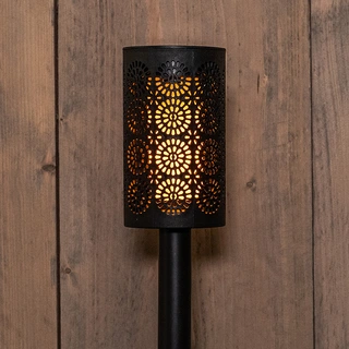 Solar Fakkel Vlameffect Zwart - 7,5x49 cm