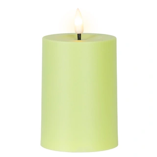 Solar Buitenkaars Kunststof Groen - Ø7x10 cm - afbeelding 1