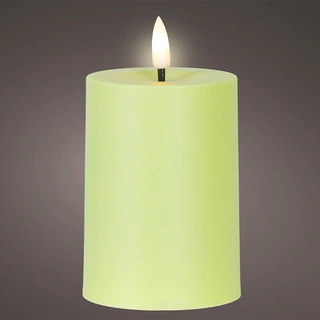 Solar Buitenkaars Kunststof Groen - Ø7x10 cm - afbeelding 2