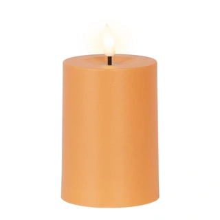 Solar Buitenkaars Kunststof Oranje - Ø7x10 cm| De Boet