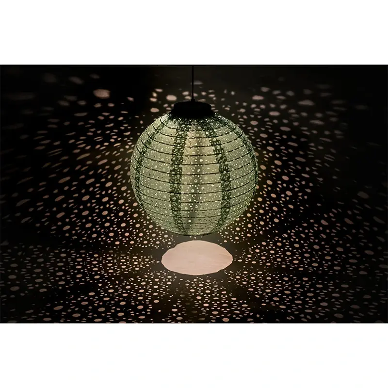 Anna's Collection Solar Lampion Ø25 cm - Sage Groen - afbeelding 2