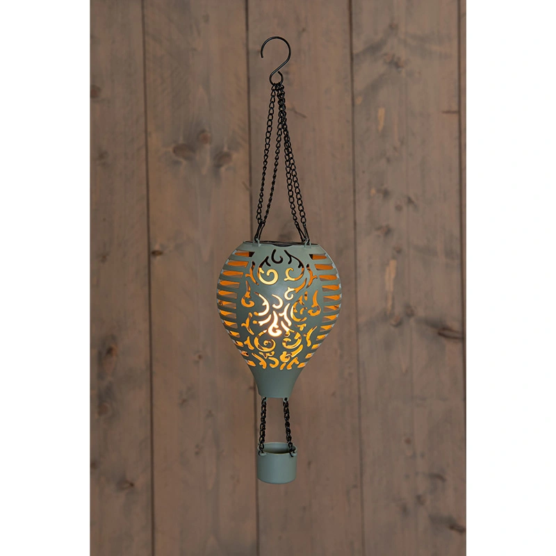 Solar Luchtballon Vlameffect Olive - 12,7x38 cm