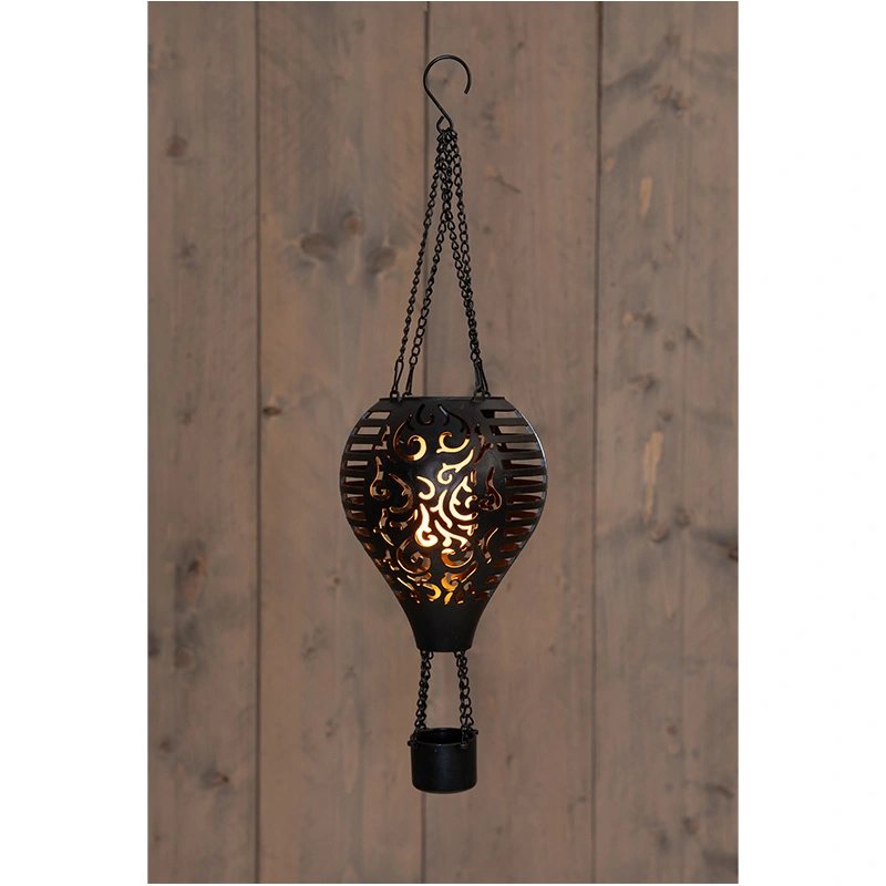 Solar Luchtballon Vlameffect Zwart - 12,7x38 cm