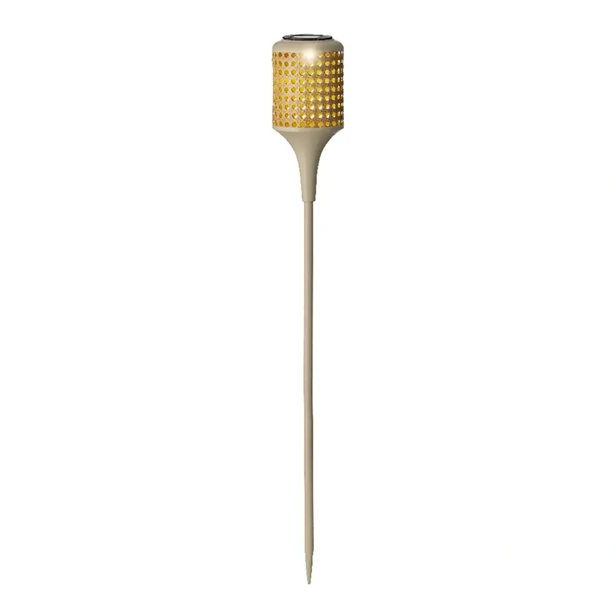 Solar Stake Light Fakkel Naturel - 10x80 cm - afbeelding 1