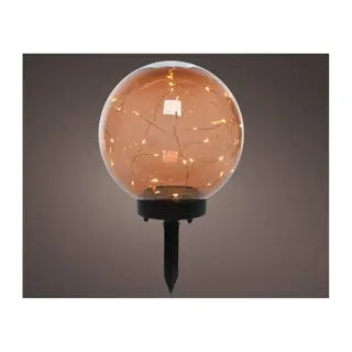 Solar Stake Light Bol Amber - 30x38 cm - afbeelding 2