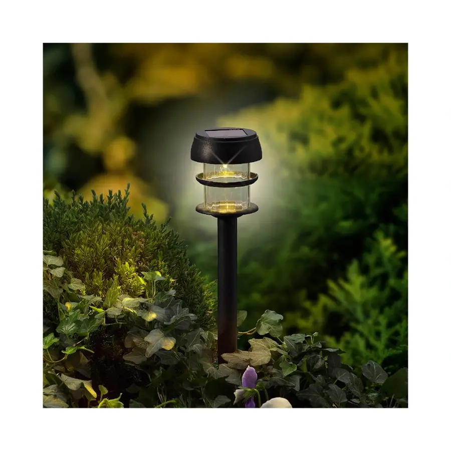 Solar Stake Light Zwart 7,5x25 cm - 6 st. - afbeelding 3