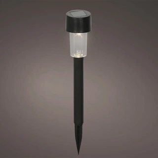 Solar Tuinsteker Zwart  20,5 cm - Warm Wit