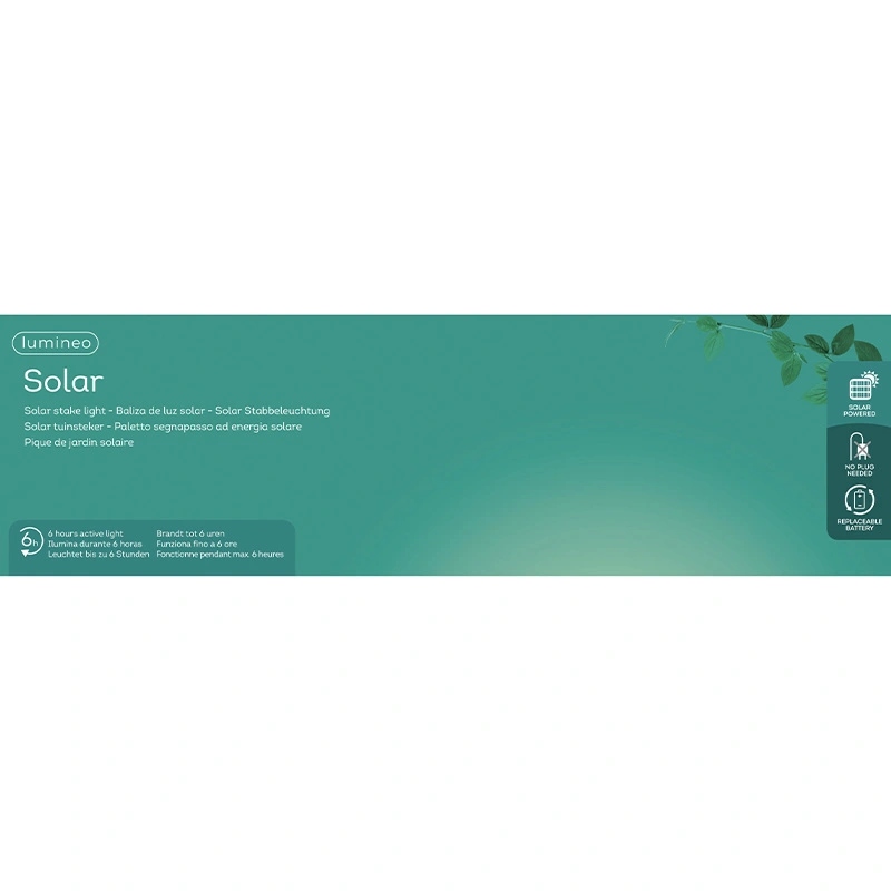 Solar Stake Light Transparant 30 cm - Warm Wit - afbeelding 5