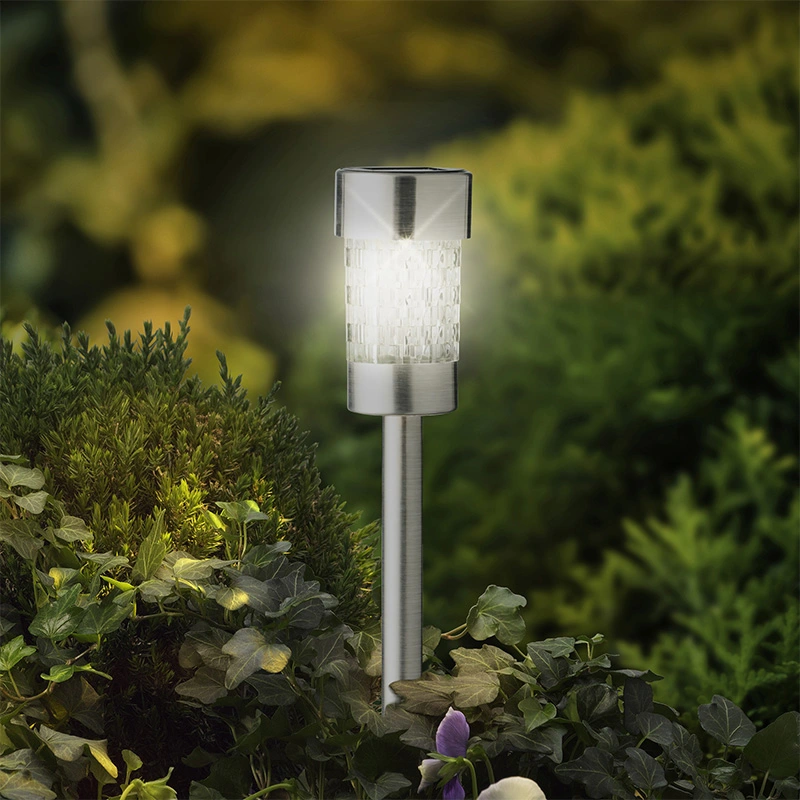 Solar Stake Light RVS 26 cm - Warm Wit - afbeelding 3