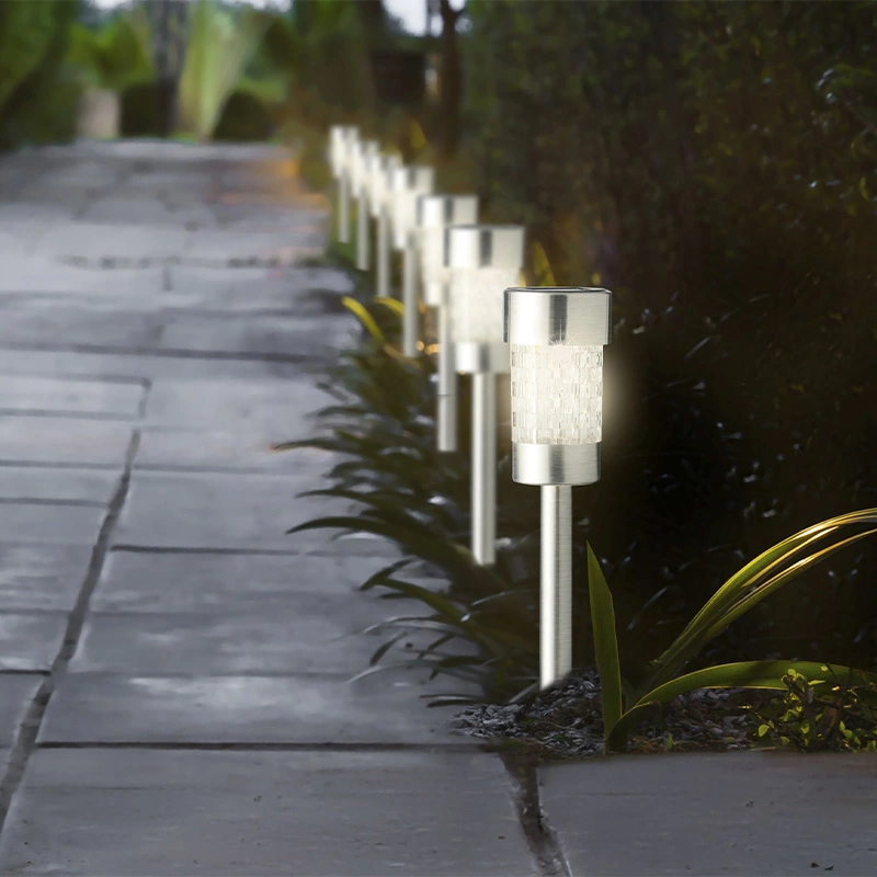 Solar Stake Light RVS 26 cm - Warm Wit - afbeelding 4