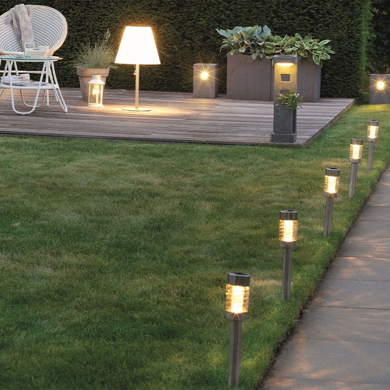 Solar Stake Light RVS 26 cm - Warm Wit - afbeelding 5