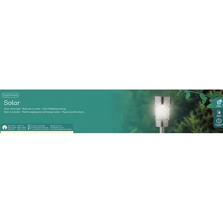 Solar Stake Light RVS 26 cm - Warm Wit - afbeelding 6