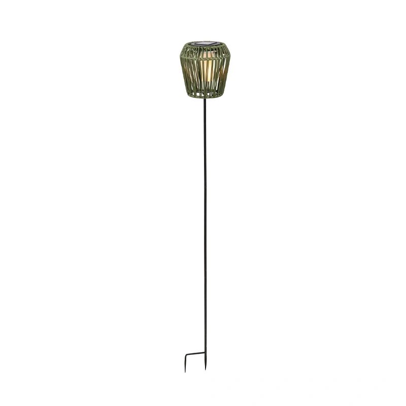 Solar Tuinsteker Wicker Groen 104 cm - Flame - afbeelding 2