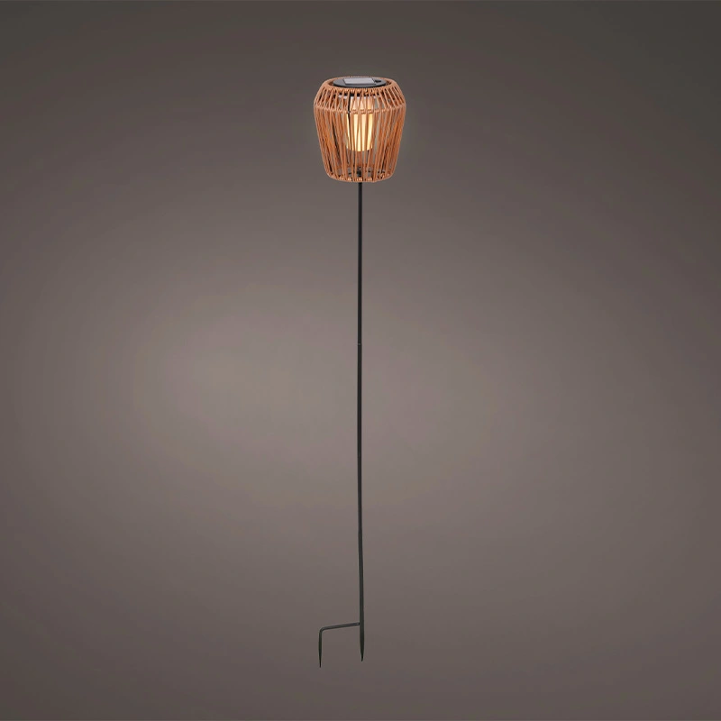 Solar Tuinsteker Wicker Terra 104 cm - Flame - afbeelding 1