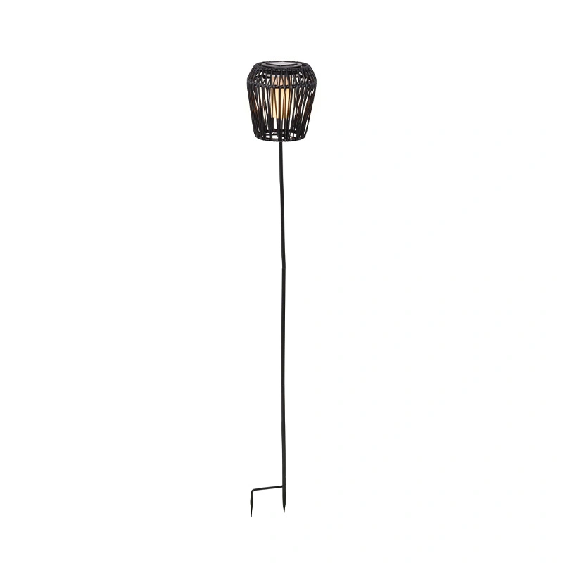 Solar Tuinsteker Wicker Zwart 104 cm - Flame - afbeelding 2