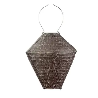 Lumiz Solar Lampion Diamond 28 - Ikat - Taupe