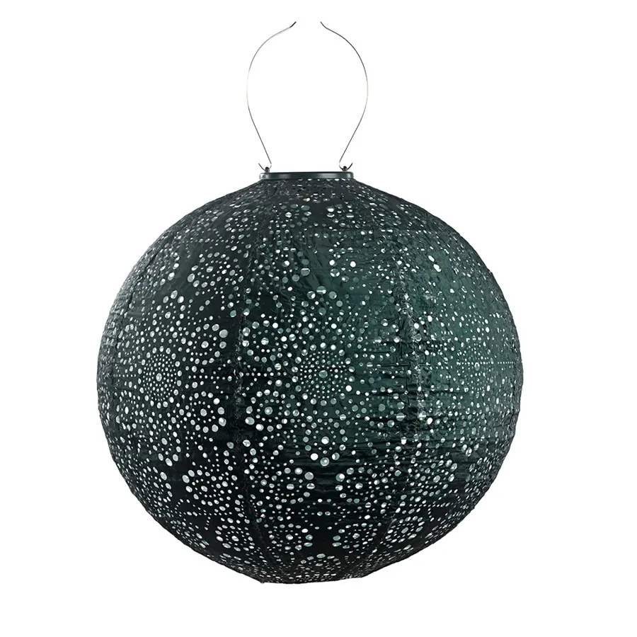 Lumiz Solar Lampion Round 40 - Fiore - Groen