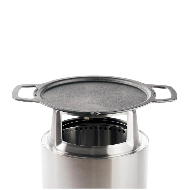 Solo Stove Adapter & Plancha Ranger RVS/Gietijzer - Ø36,1 cm