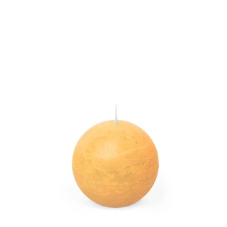 Spaas Rustieke Bolkaars Ø8 cm - Beige