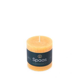 Spaas Rustieke Cilinderkaars Ø7x7 cm - Beige