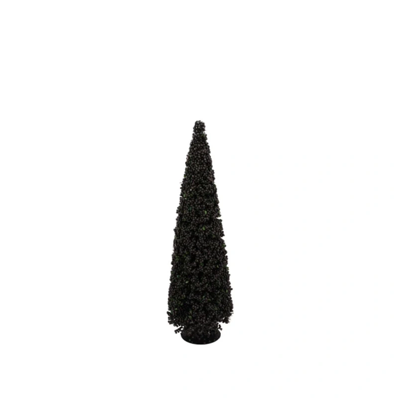 Kerstboompje Sparkle Berry Black - 30 cm - afbeelding 1