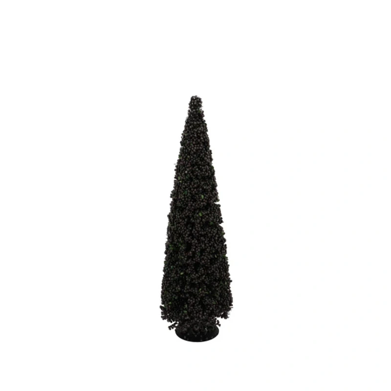 Kerstboompje Sparkle Berry Black - 40 cm - afbeelding 1