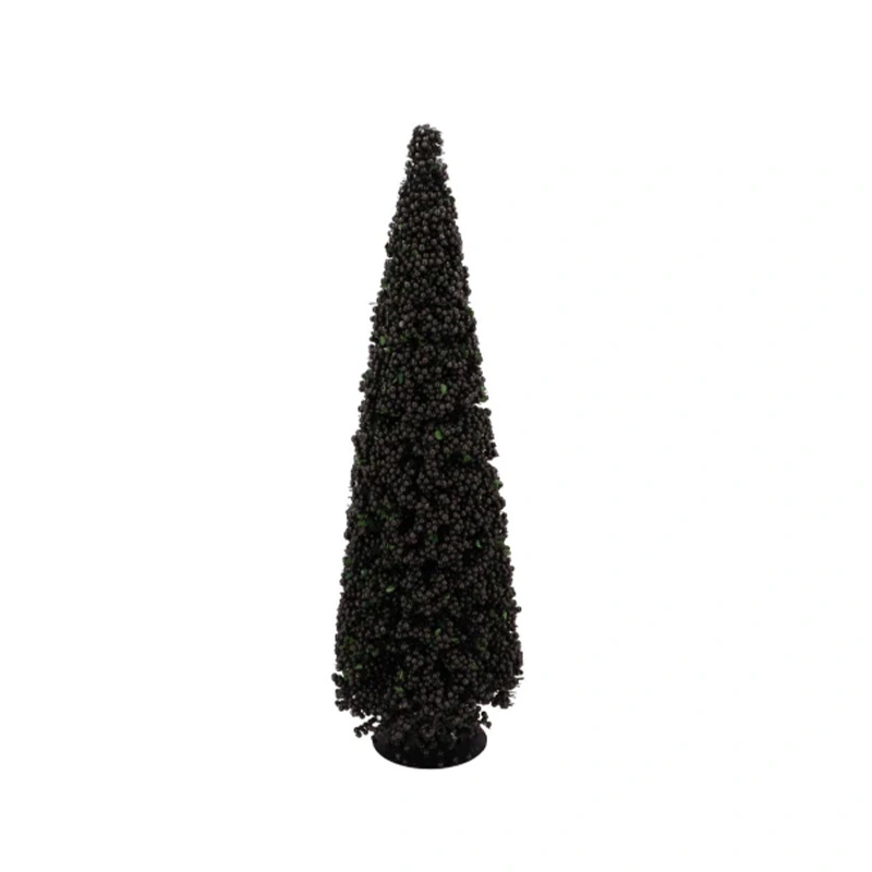 Kerstboompje Sparkle Berry Black - 60 cm - afbeelding 1