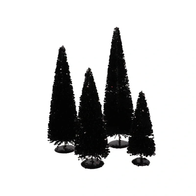 Kerstboompje Sequins Black - 30 cm - afbeelding 3