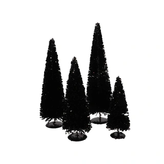 Kerstboompje Sequins Black - 30 cm - afbeelding 3