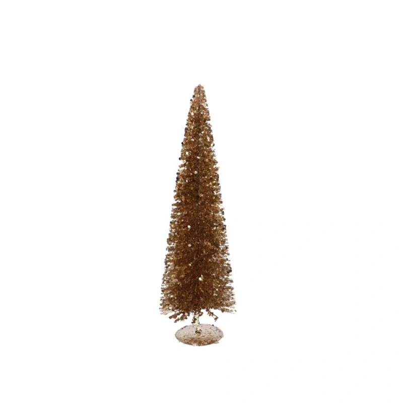 Kerstboompje Sequins Champagne - 50 cm - afbeelding 1