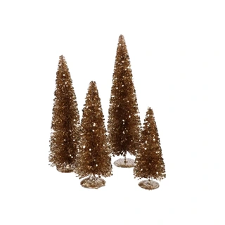 Kerstboompje Sequins Champagne - 50 cm - afbeelding 3