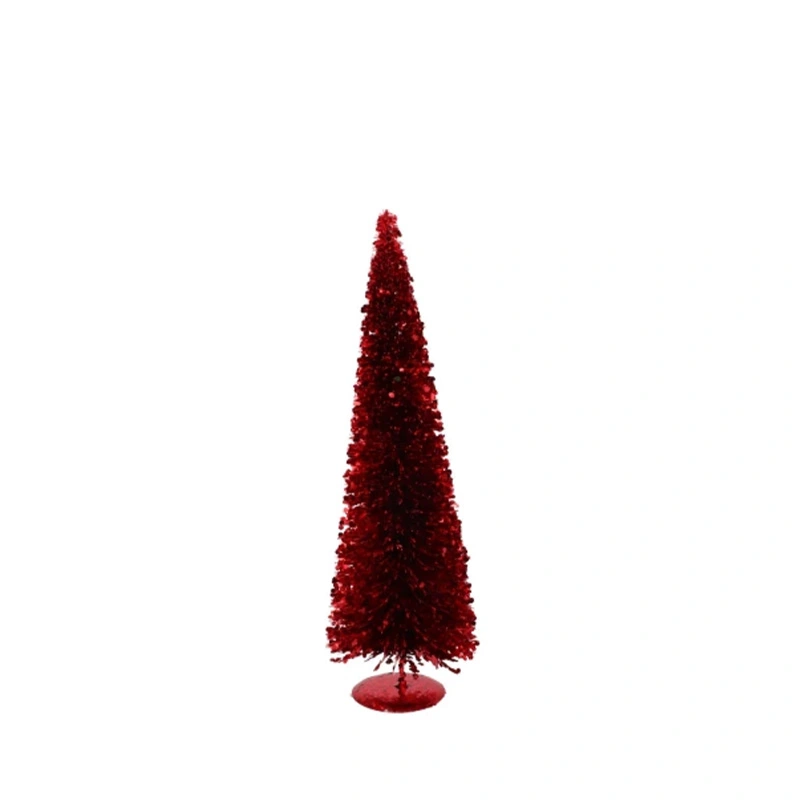 Kerstboompje Sequins Red - 40 cm - afbeelding 1