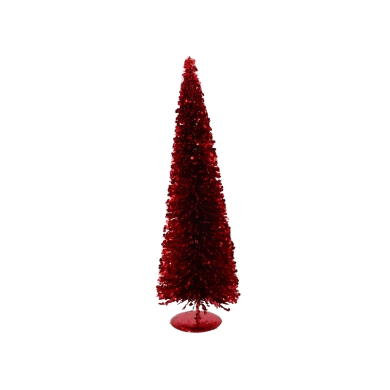 Kerstboompje Sequins Red - 60 cm - afbeelding 1