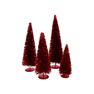 Kerstboompje Sequins Red - 60 cm - afbeelding 2