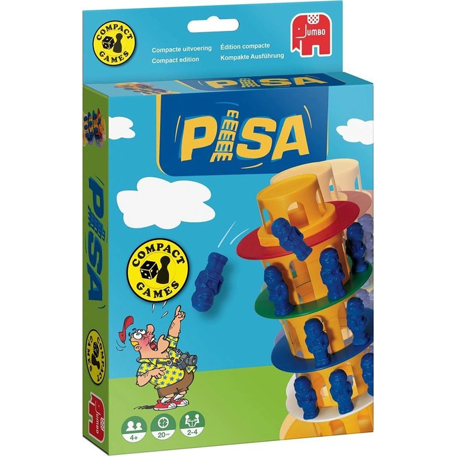 Spel Toren van Pisa Compact - afbeelding 1