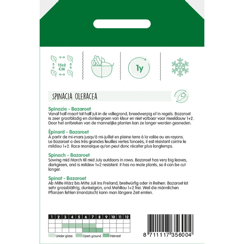 Spinazie Bazaroet, 100g - afbeelding 2