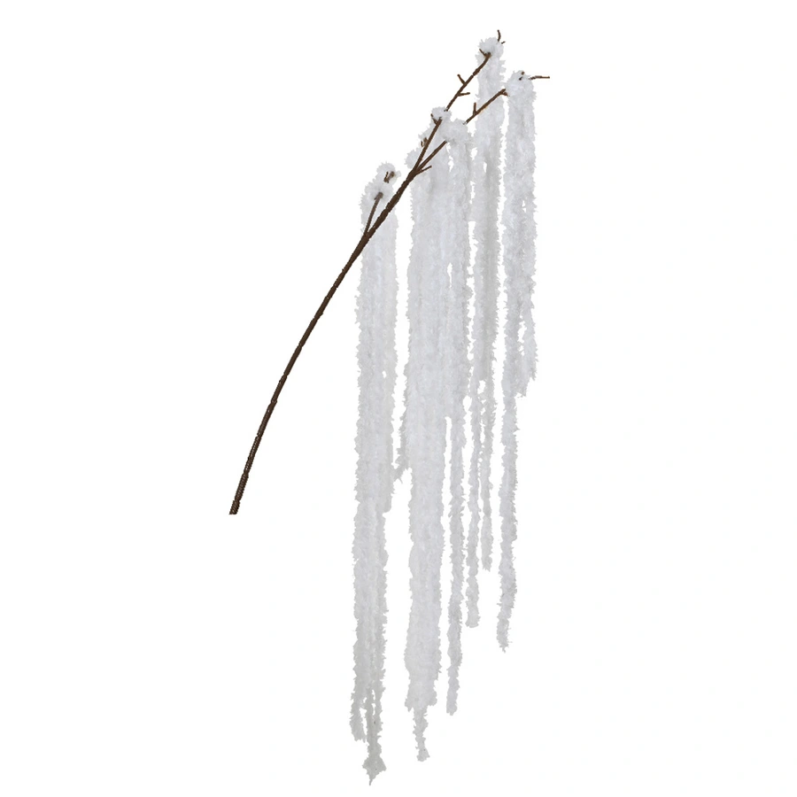 Kersttak Spray op Steel Wit - 80 cm