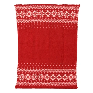 Sprei Kerstpatroon 130x170 - Rood - afbeelding 2