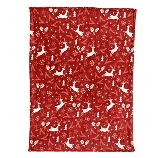 Sprei Rendieren 130x170 - Rood - afbeelding 2