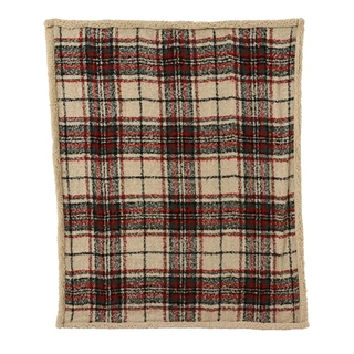 Sprei Ruitjes 130x170 - Rood/Groen/Wit - afbeelding 2