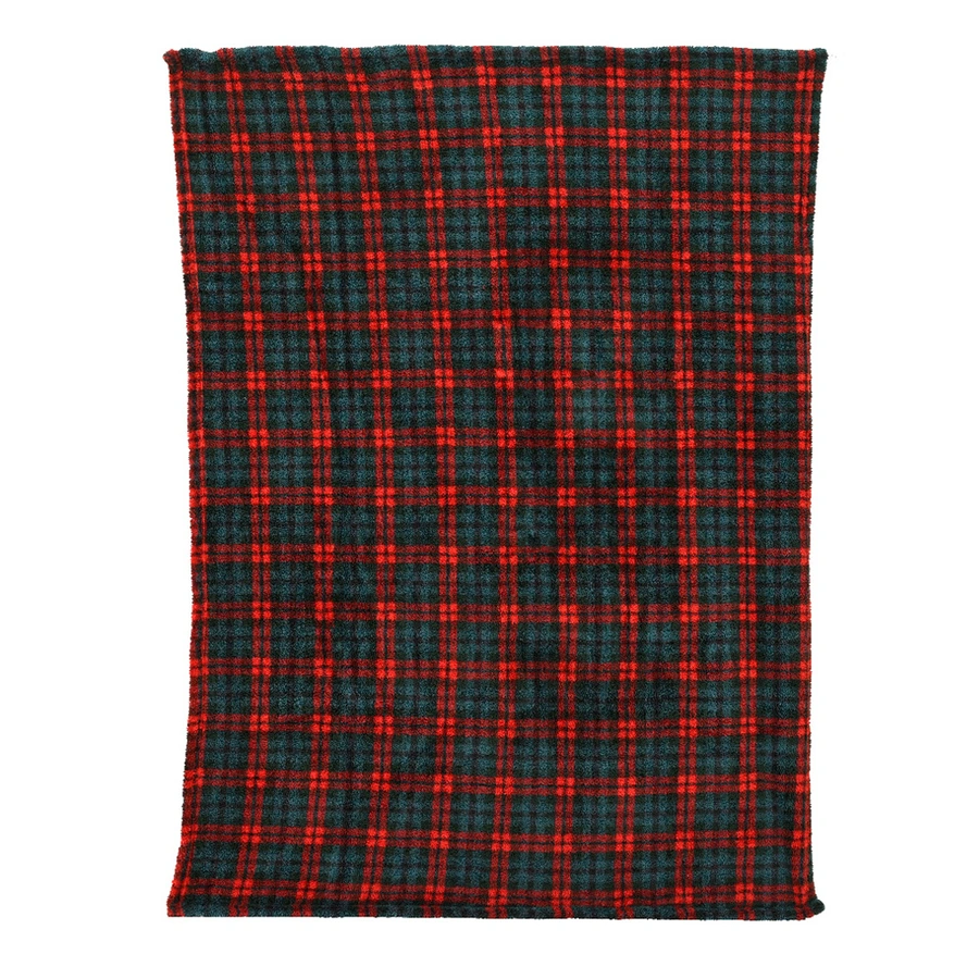 Sprei Ruitjes 130x170 - Rood/Groen - afbeelding 2