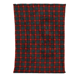 Sprei Ruitjes 130x170 - Rood/Groen - afbeelding 2