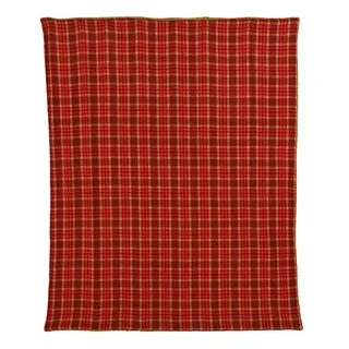 Plaid Geruit 150x130 - Rood/Bruin - afbeelding 2