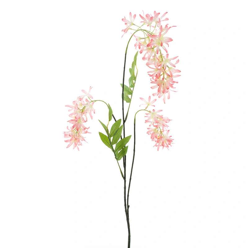 Kunstbloem Spring flower spray pink 103cm