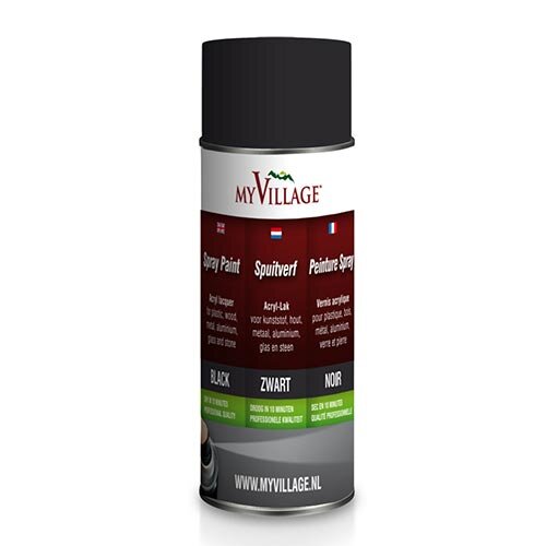 My Village Spuitverf Zwart - 150 ml