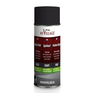 My Village Spuitverf Zwart - 150 ml