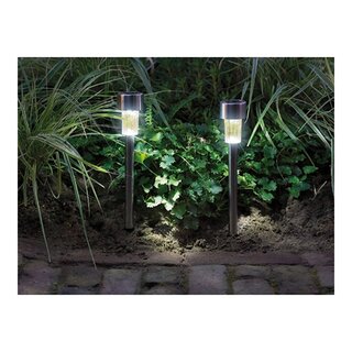 Solar Stake Light RVS - 24 cm - afbeelding 4