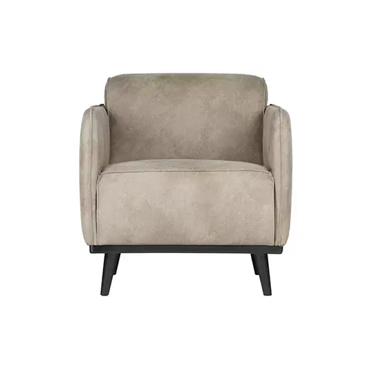 BePureHome Statement Fauteuil Met Arm Elephant Skin - afbeelding 1