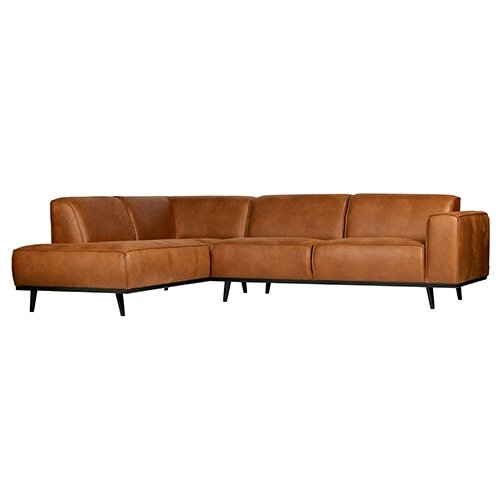 BePureHome Statement Hoekbank Links Eco Leer Cognac - afbeelding 2